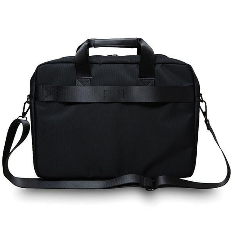 BMW BMCB15COMSCAKL Laptoptas 15 inch, Carbon Blue Stripes, zwart