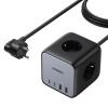Ugreen CD268 Power Strip Cube 65W USB-A/USB-C + 3x AC, zwart