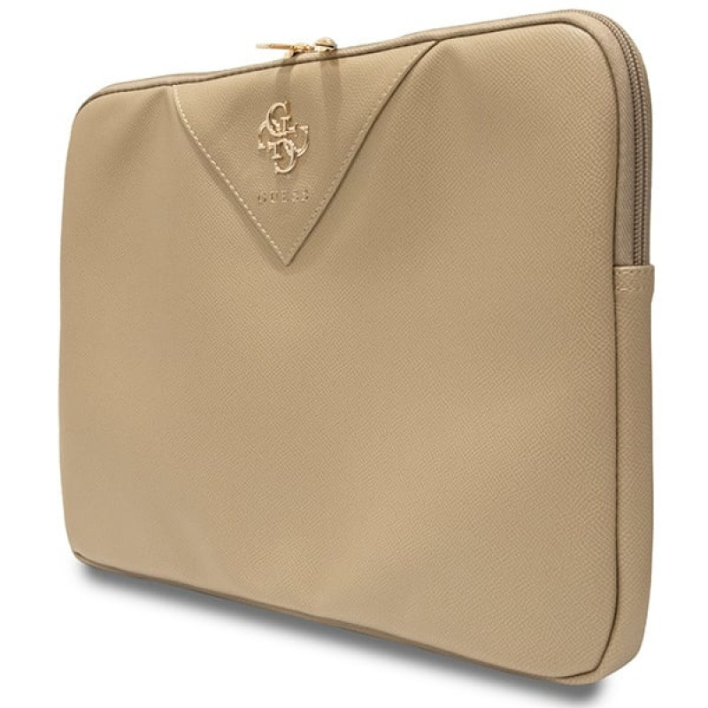Guess GUCS14ZPGSTEGD Laptophoes, 14 inch, Triangle 4G, lichtgoud