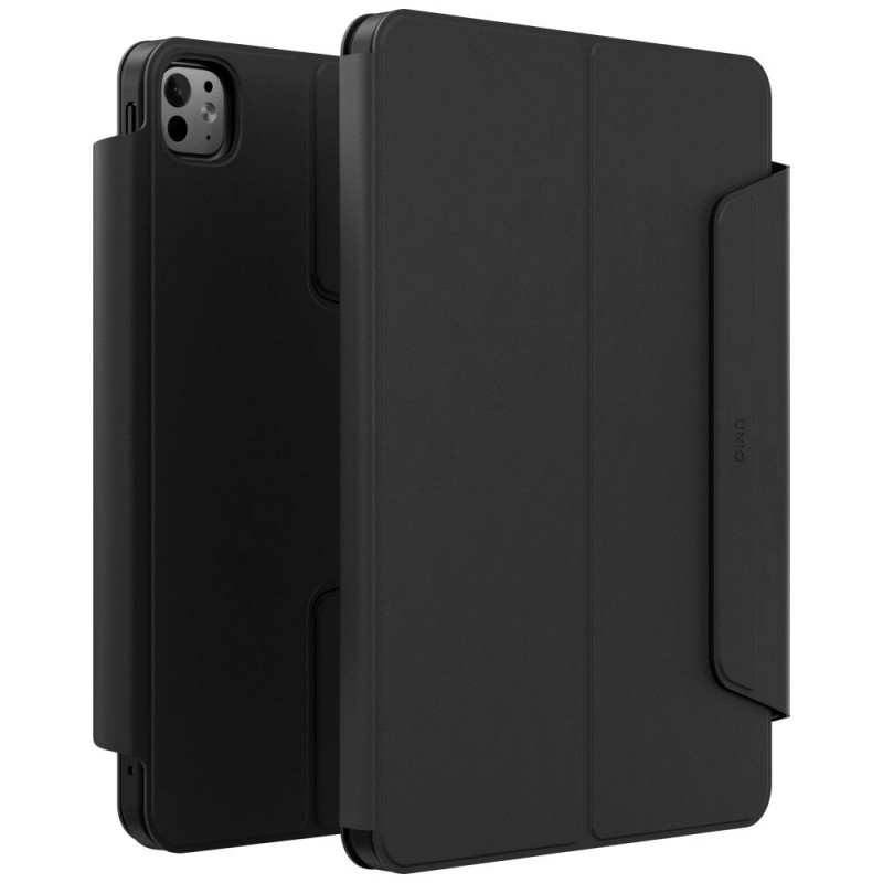 UNIQ Rovus Snapmount magnetische 360° draaibare afneembare tabletcase voor Apple iPad Pro 11 2024, zwart