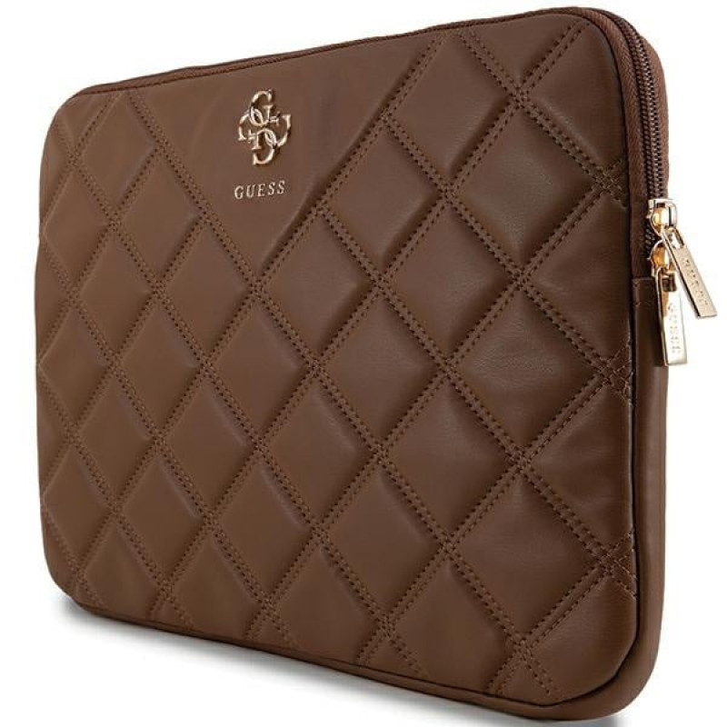 Guess Quilted 4G laptop hoes GUCS14ZPSQSSGW 14", bruin