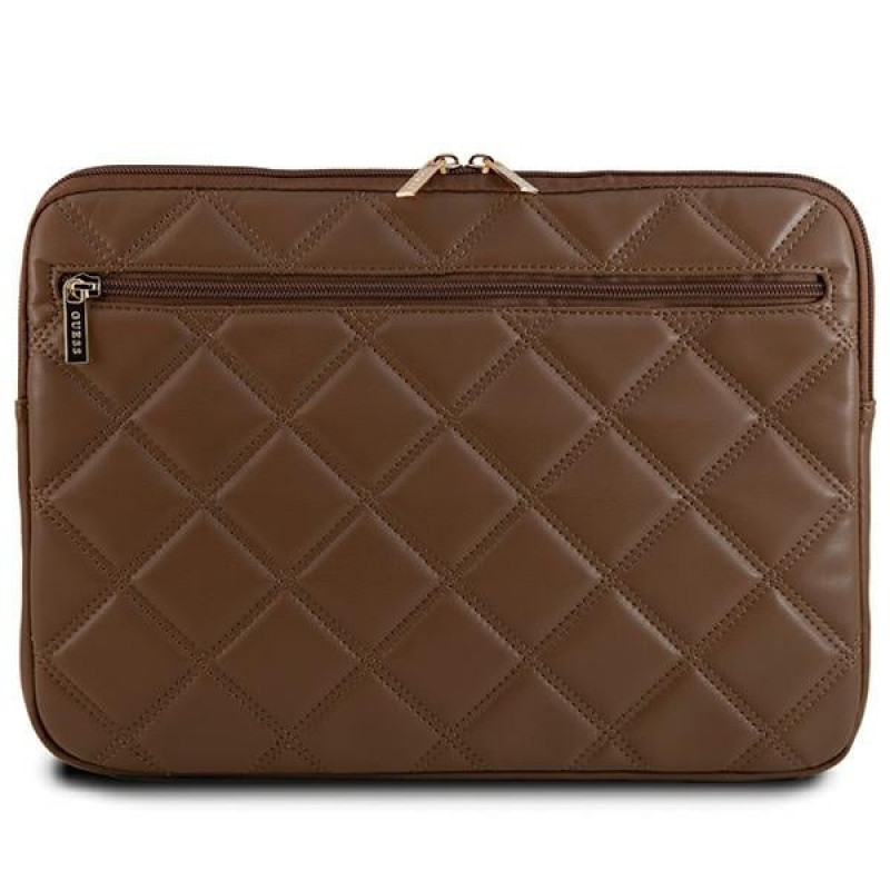 Guess Quilted 4G laptop hoes GUCS14ZPSQSSGW 14", bruin