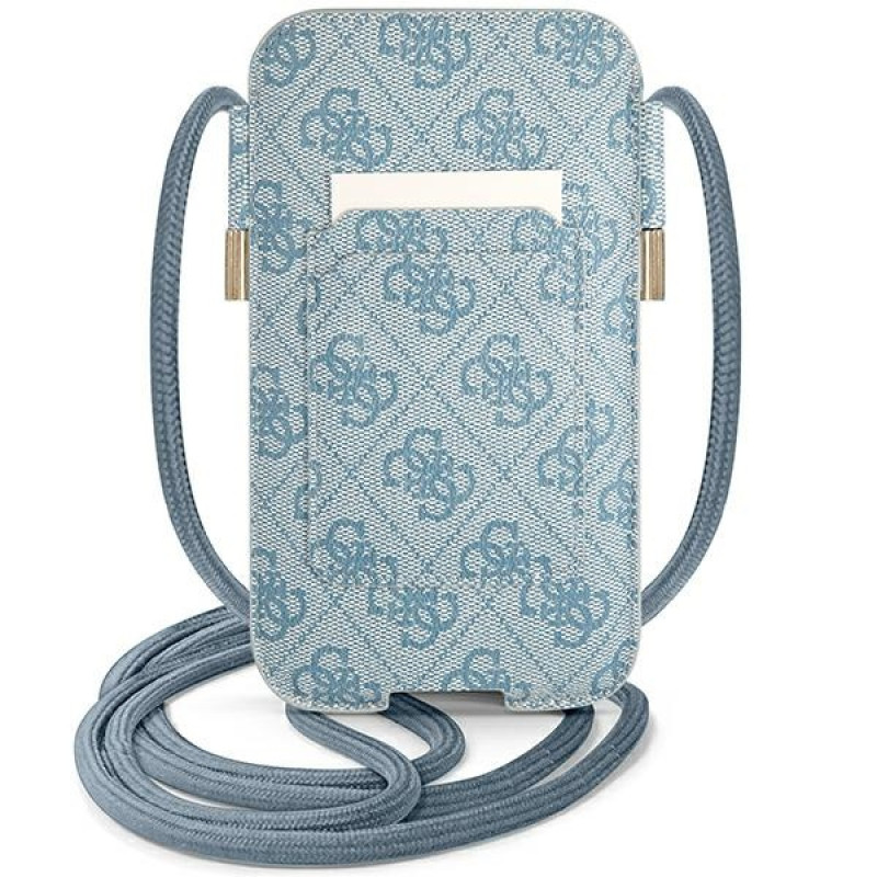 Guess GUPHL4GMGBL 4G Big Metal Logo hardcase voor 6,7" smartphones, blauw