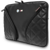 BMW Carbon Pockets & Metal Logo Laptophoes 14", zwart