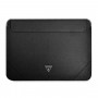 Guess GUCS14PSATLK Saffiano Triangle Logo Laptophoes 13/14", zwart