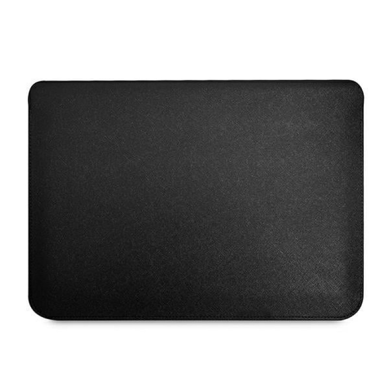 Guess GUCS14PSATLK Saffiano Triangle Logo Laptophoes 13/14", zwart