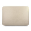 Guess GUCS13PUSASLG Saffiano Script-hoes voor 13" laptop, goud