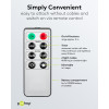 Goobay 75258 draadloze LED-kerstboomkaarsen (20 st.), incl. 20x AAA (LR03), clips, afstandsbediening, timer, dimbaar, warm wit (2600 K)