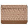 Guess GUCS14HGCFSEW laptop sleeve 14 inch, GCube Stripes, bruin