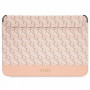 Guess GUCS14HGCFSEP laptop hoes 14 inch, GCube Stripes, roze