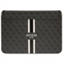 Guess GUCS14P4RPSK laptop hoes 14 inch, 4G Printed Stripes, zwart