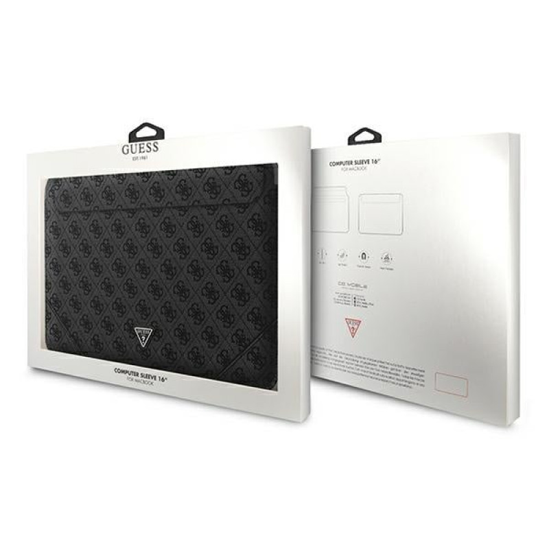 Guess GUCS16P4TK laptop hoes 16 inch, 4G Uptown Triangle, zwart