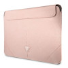 Guess GUCS16PSATLP laptop hoes 16 inch, Saffiano Triangle, roze