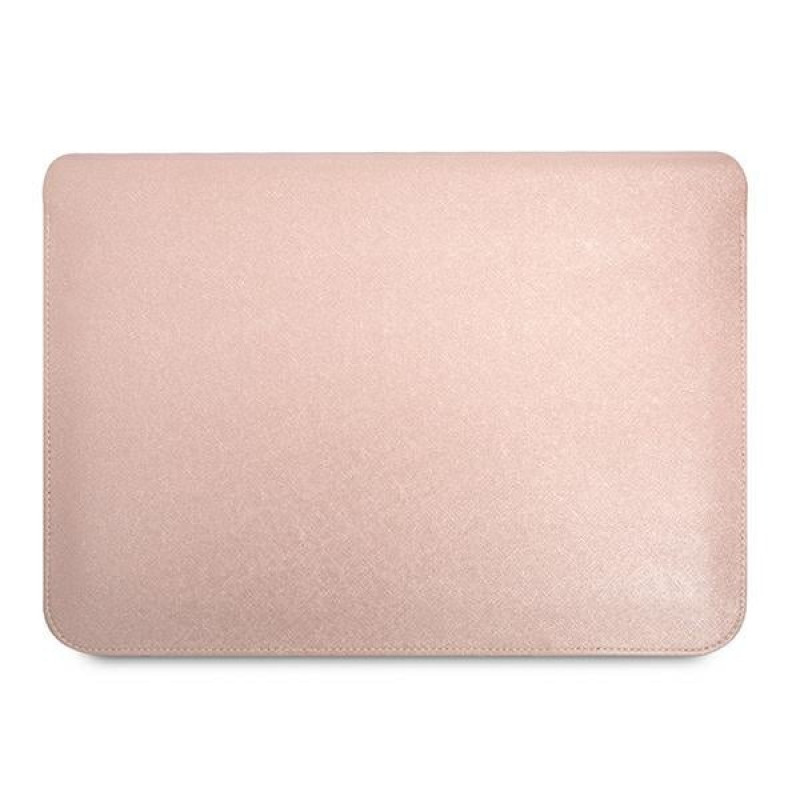 Guess GUCS16PSATLP laptop hoes 16 inch, Saffiano Triangle, roze