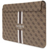 Guess GUCS14P4RPSW laptop hoes 14 inch, 4G Printed Stripes, bruin