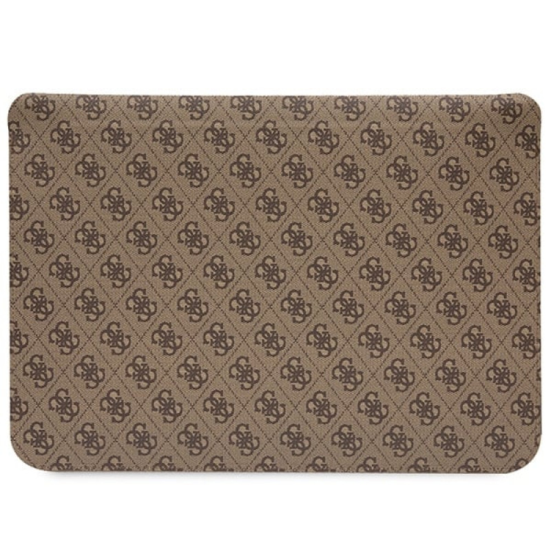 Guess GUCS14P4RPSW laptop hoes 14 inch, 4G Printed Stripes, bruin