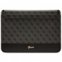 Guess GUCS14PS4SGK laptop sleeve 14 inch, 4G Stripe Metal Logo, zwart