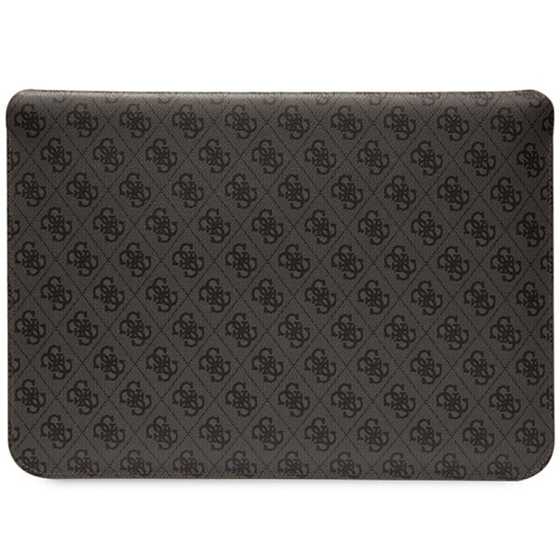 Guess GUCS14PS4SGK laptop sleeve 14 inch, 4G Stripe Metal Logo, zwart