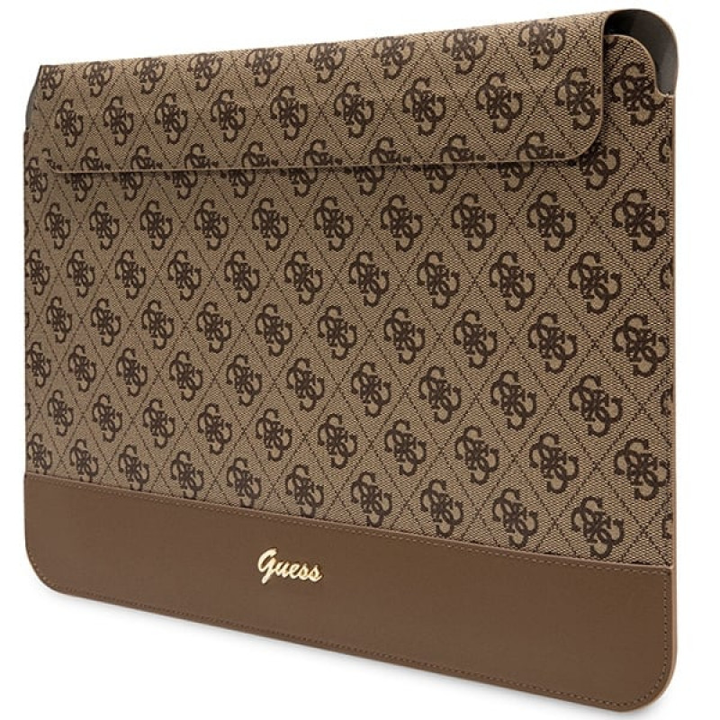 Guess GUCS14PS4SGW laptop hoes 14 inch, 4G Stripe Metal Logo, bruin