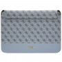 Guess GUCS14PS4SGB laptop hoes 14 inch, 4G Stripe Metal Logo, blauw