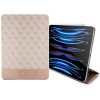 Guess GUFCP12PS4SGP Apple iPad Pro 12.9" (2020/2021/2022, 4e/5e/6e generatie) Bookcase, 4G Stripe Allover, roze