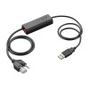 HP Poly APU-76 elektronische haakschakelaar-adapter voor headsets, TAA-compliant (85R00AA)