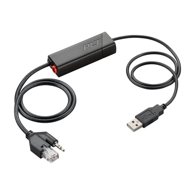 HP Poly APU-76 elektronische haakschakelaar-adapter voor headsets, TAA-compliant (85R00AA)