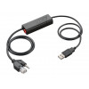 HP Poly APU-76 elektronische haakschakelaar-adapter voor headsets, TAA-compliant (85R00AA)