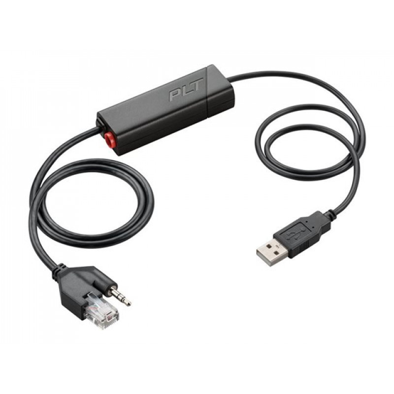 HP Poly APU-76 elektronische haakschakelaar-adapter voor headsets, TAA-compliant (85R00AA)