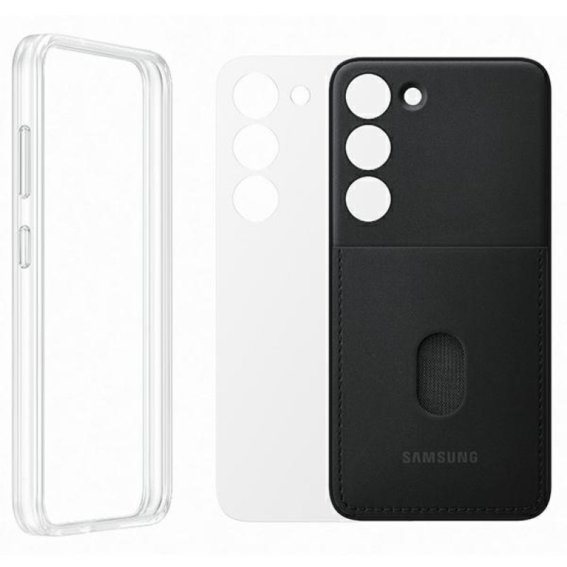 Samsung Galaxy S23 Frame Cover EF-MS911CB, zwart