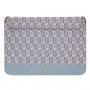 Guess GUCS16HGCFSEB Laptophoes voor maximaal 16 inch, GCube Stripe, blauw