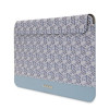 Guess GUCS16HGCFSEB Laptophoes voor maximaal 16 inch, GCube Stripe, blauw