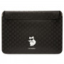 Karl Lagerfeld KLCS14SAKHPCK Laptophoes voor 14 inch, zwart, Saffiano Monogram Choupette