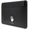 Karl Lagerfeld KLCS14SAKHPCK Laptophoes voor 14 inch, zwart, Saffiano Monogram Choupette