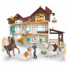 Schleich Horse Club villa aan het meer en paddock speelgoedspeelset 42785