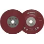 3M 64858 hoogwaardige vlakke steunschijf, rood, 125 mm, M14, flexibel