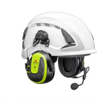3M Peltor WS Alert X MRX21P3E3WS7 Bluetooth-helmheadset met 30 dB SNR, hoog zichtbaar geel