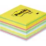 3M Post-it Notes Cube, 76 x 76 mm, Ultra Colors, 450 vel, PEFC-gecertificeerd papier, 1 kubus (2030-U)