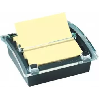 3M Post-it Recycling Z-Notes zelfklevende notities geel, 12 blokken + gratis dispenser (C2014Y12)