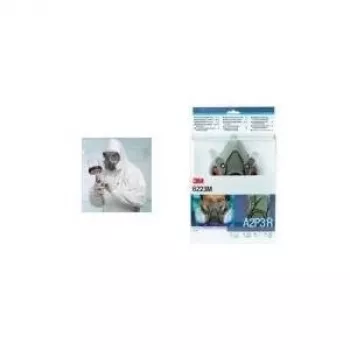 3M herbruikbare halfgelaatsmaskerset 6223M A2P3R, 9-delig, medium