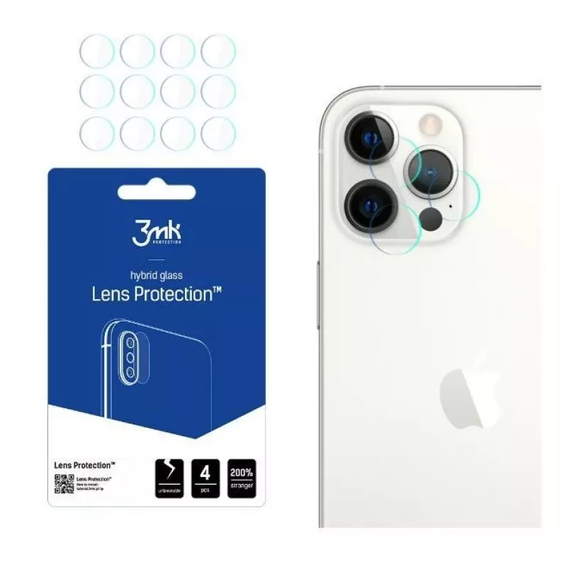 3MK Apple iPhone 12 Pro Max lensbescherming van gehard glas