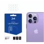 3MK Apple iPhone 14 Pro/14 Pro Max lensbescherming - gehard glas en aluminiumlegering, 9H hardheid, zwart