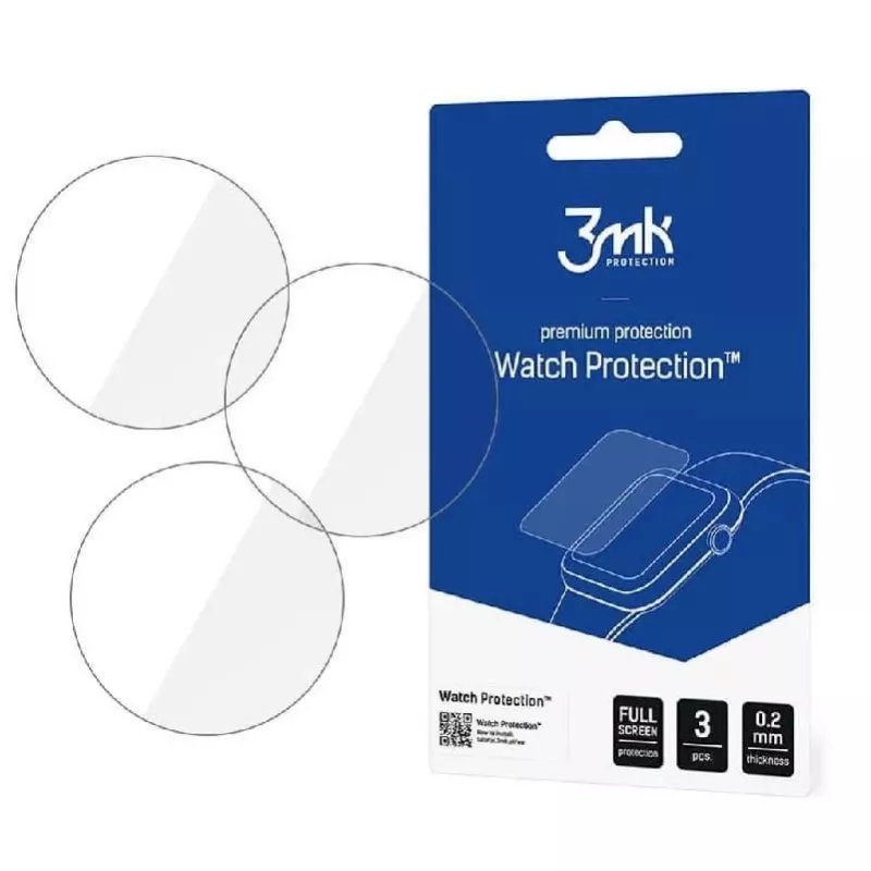 3MK FlexibleGlass Lite screenprotector voor Samsung Galaxy Watch 3 41mm