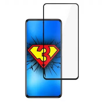 3MK Hard Glass Max Lite displaybeschermfolie voor Xiaomi Poco X3 NFC / Poco X3 Pro - zwart