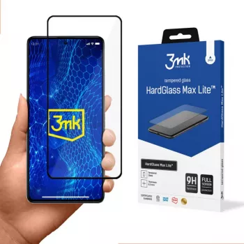 3MK HardGlass Lite gehard glas schermbeschermfolie voor Xiaomi Redmi Note 12 5G / Poco X5 5G - zwart
