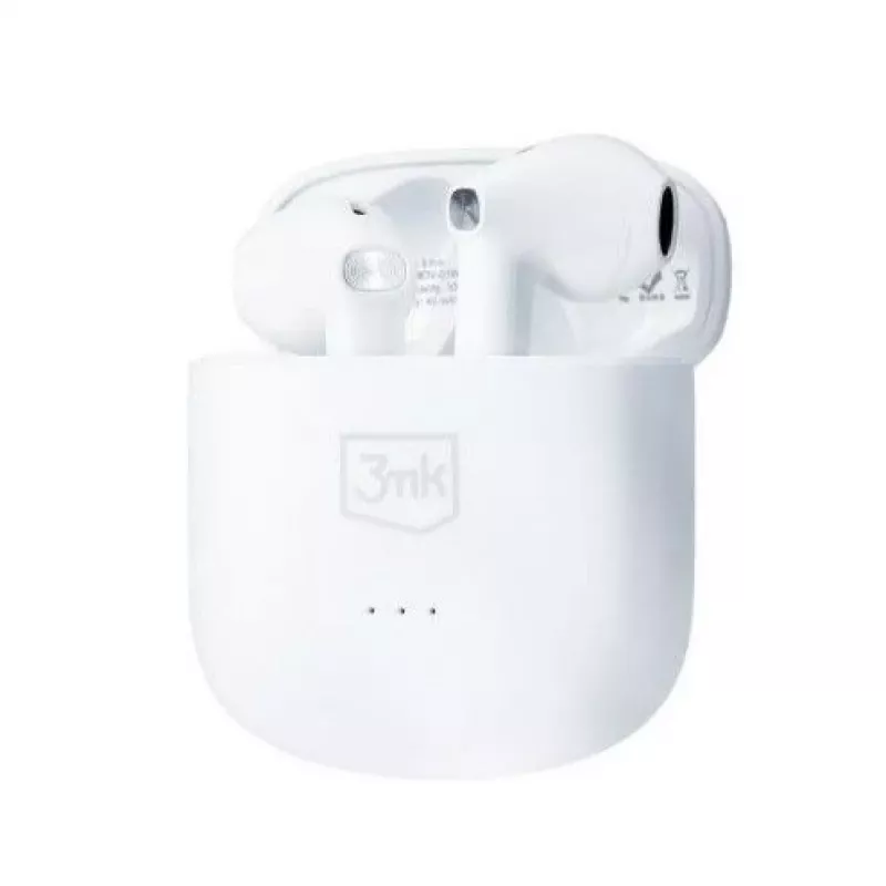 3MK MovePods 6,5 uur Bluetooth 5.3 True Wireless oordopjes wit