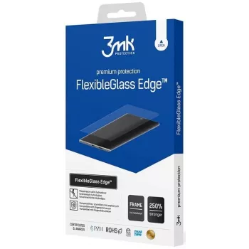 3MK Samsung Galaxy S21 Ultra 5G FlexibleGlass Edge zwart