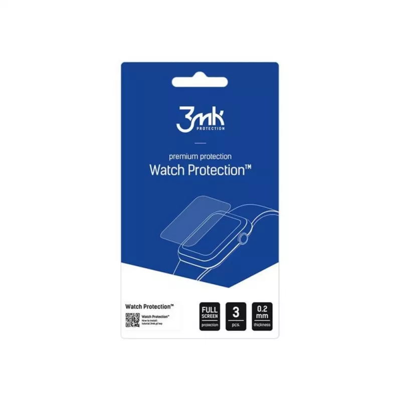 3MK Watch Protection FlexibleGlass hybride glas voor Garmin Forerunner 165