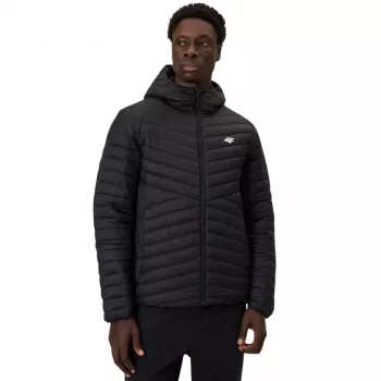 4F heren M0852 Deep Black voorjaar/zomer jack met DWR-coating, maat L