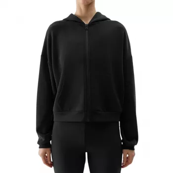 4F dames F1002 diepzwart sweatshirt M